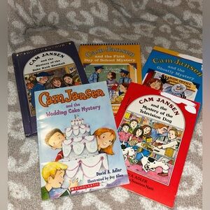 Lot Of 5 Cam Jansen Mystery Series Books